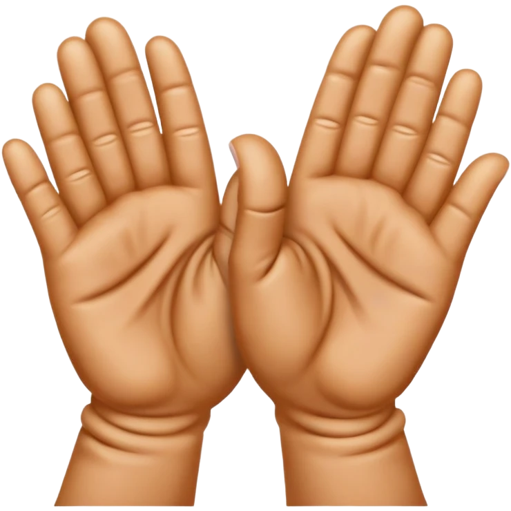 Two hands clapping  emoji