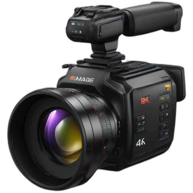 Caméra Blackmagic 6k emoji