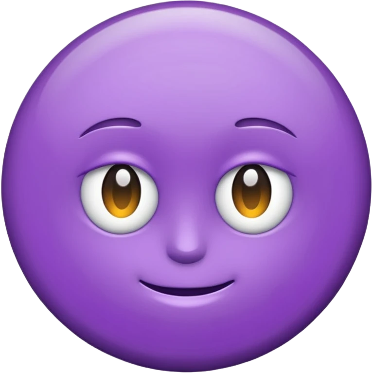 Rond violet normal emoji