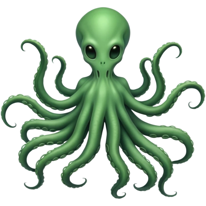 full body humanoid peacefull alien witgh tenticals emoji