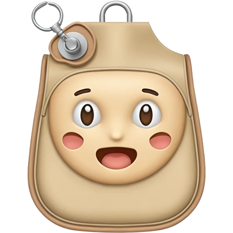 ostomy bag in beige emoji