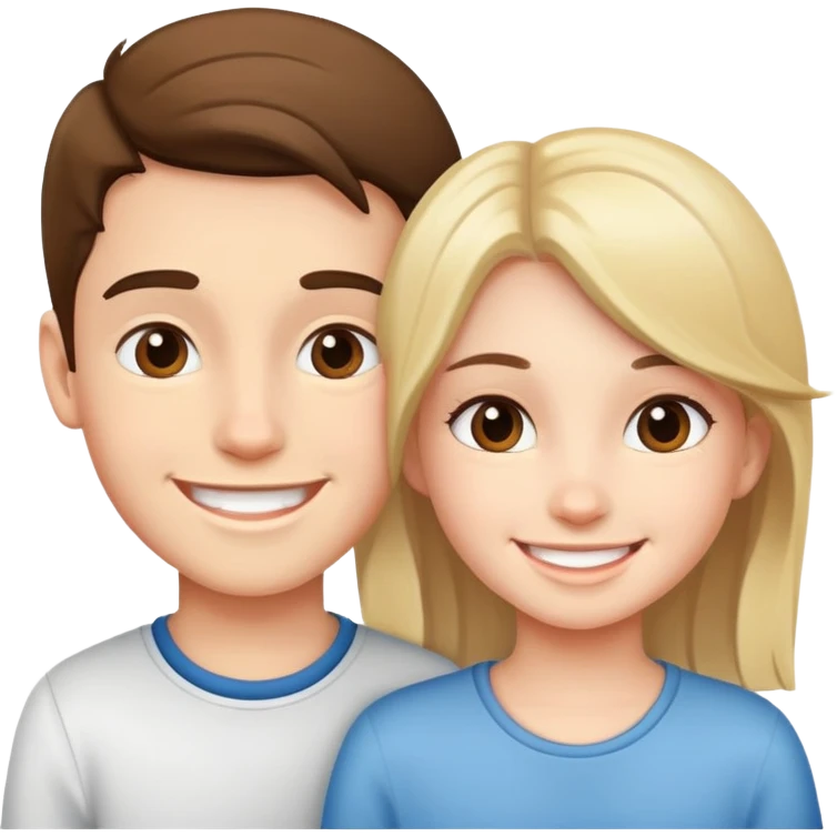 یه پسر و دختر عاشق emoji