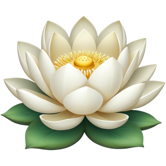 White lotus emoji