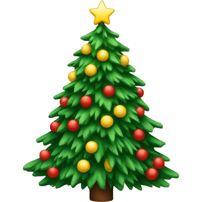 a single christmas tree emoji emoji