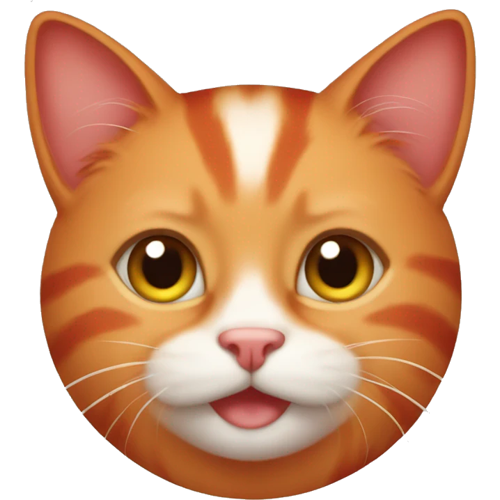 cute red cat emoji