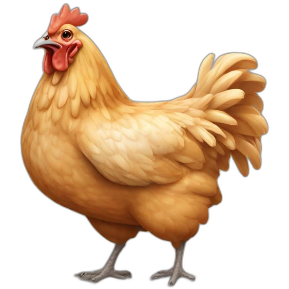 Mange poulet emoji