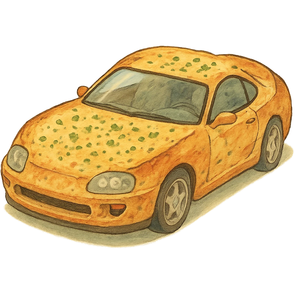 A supra, except it’s garlic bread  emoji