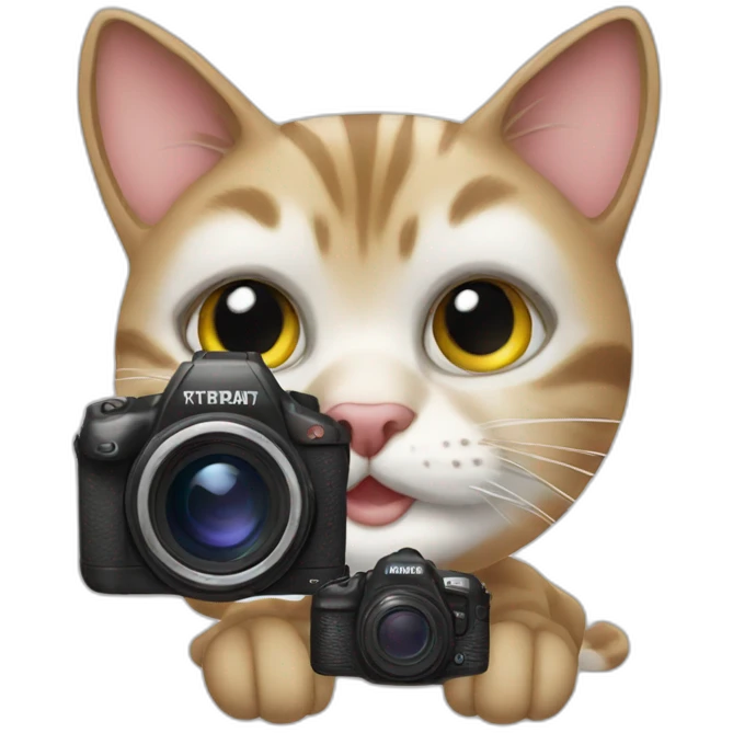 cat with camera emoji