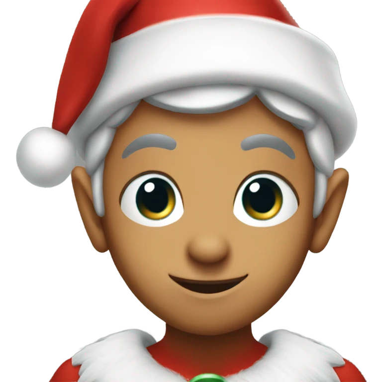 Christmas elf emoji