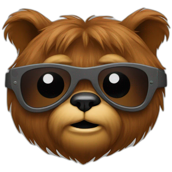ewok sunglasses emoji