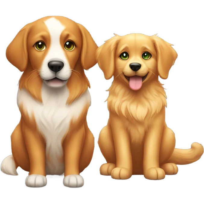 Cat dog  emoji