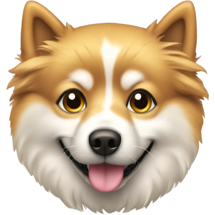 spitz dog golden emoji