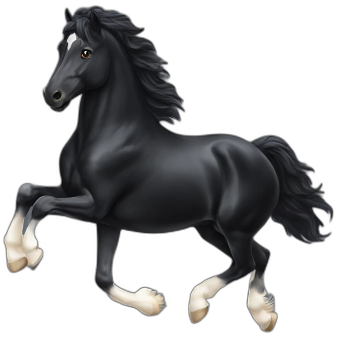 friesian running emoji