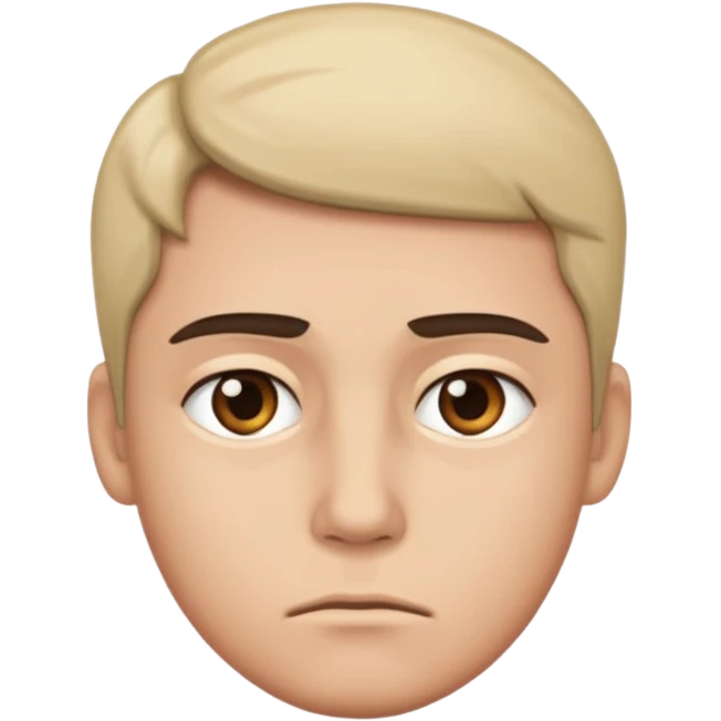 Cara de ligera desaprobacion emoji