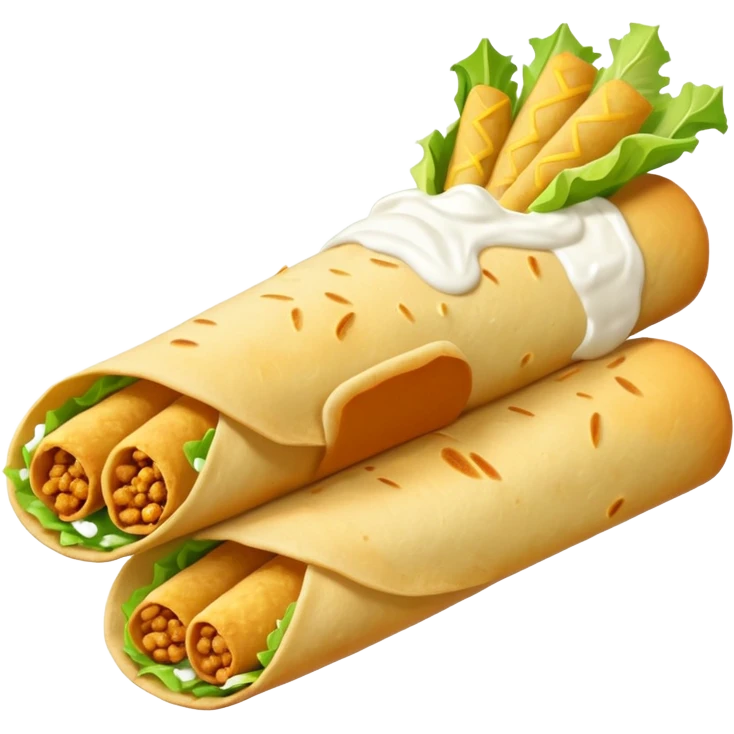 Mexican flautas emoji