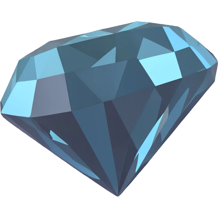 diamond ore, no background, transparent background, only diamond ore emoji
