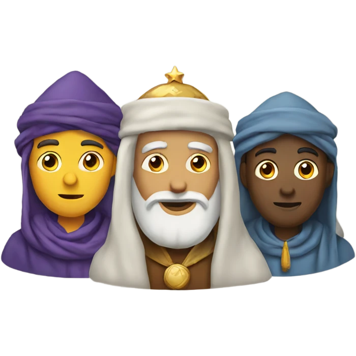 three wise men emoji