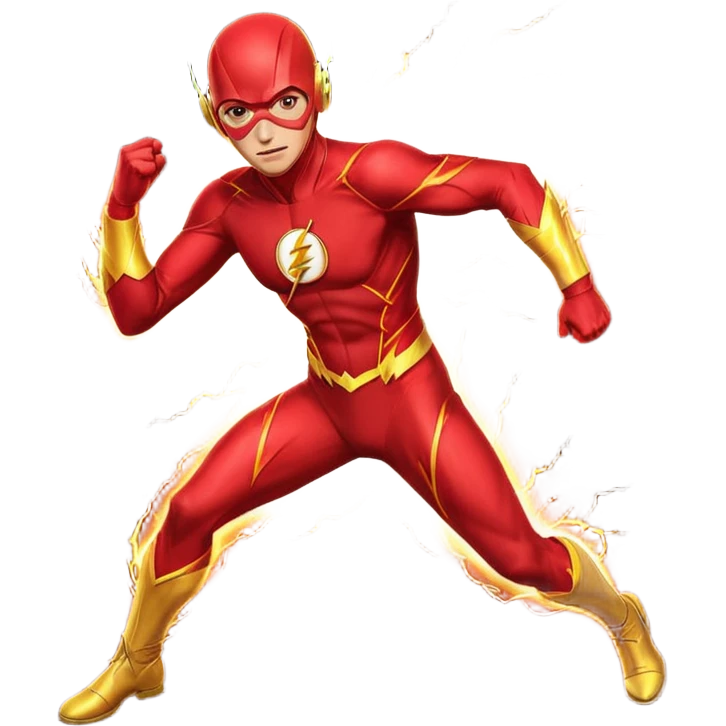 DC flash character coding very fast emoji