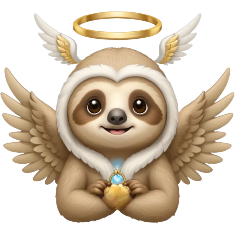 sloth angel emoji