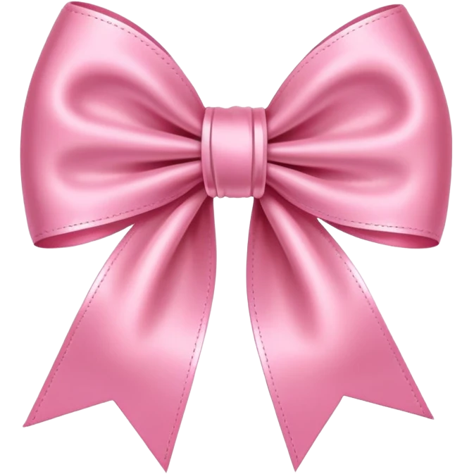 Moños rosa emoji