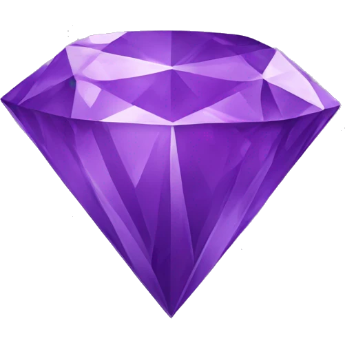 purple diamond emoji