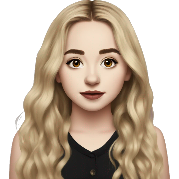 Sabrina Carpenter portrait  emoji