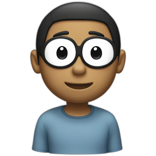 Black Doraemon emoji