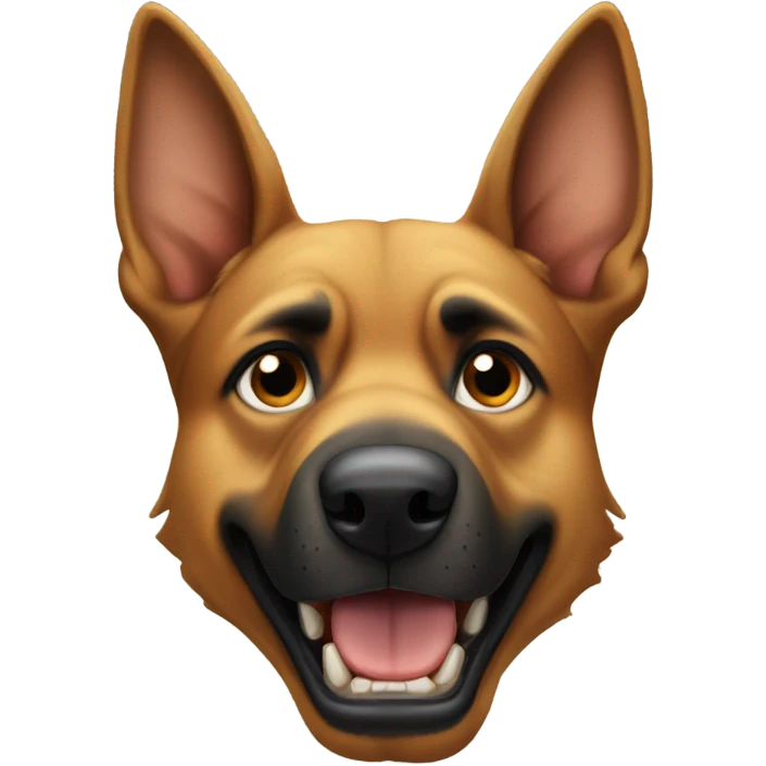dog holding a gun emoji