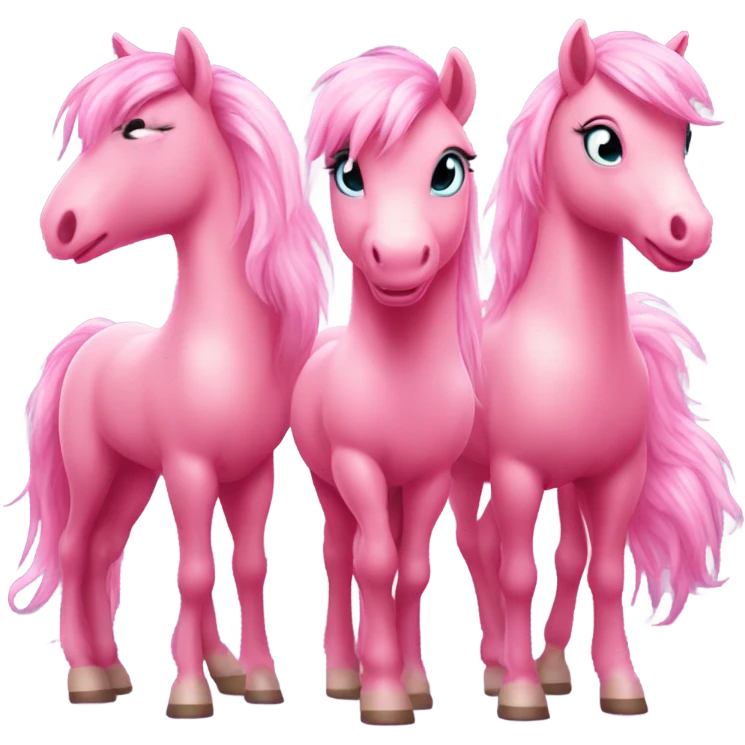 Pink pony club emoji