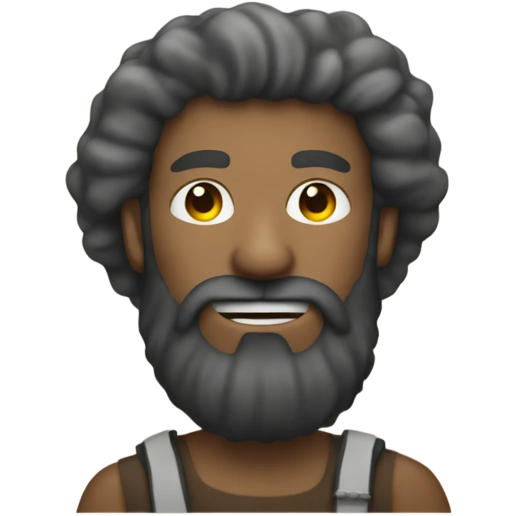 bearded man on a boat emoji