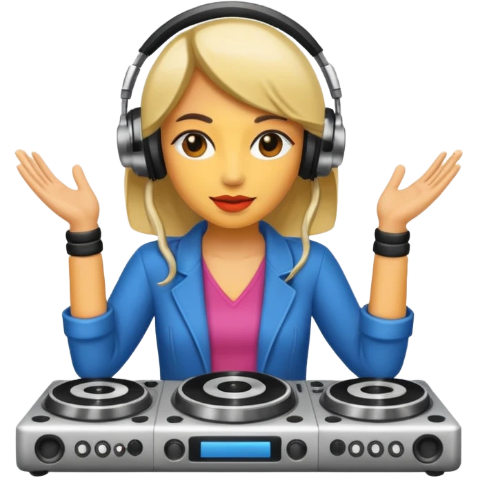 woman dj emoji
