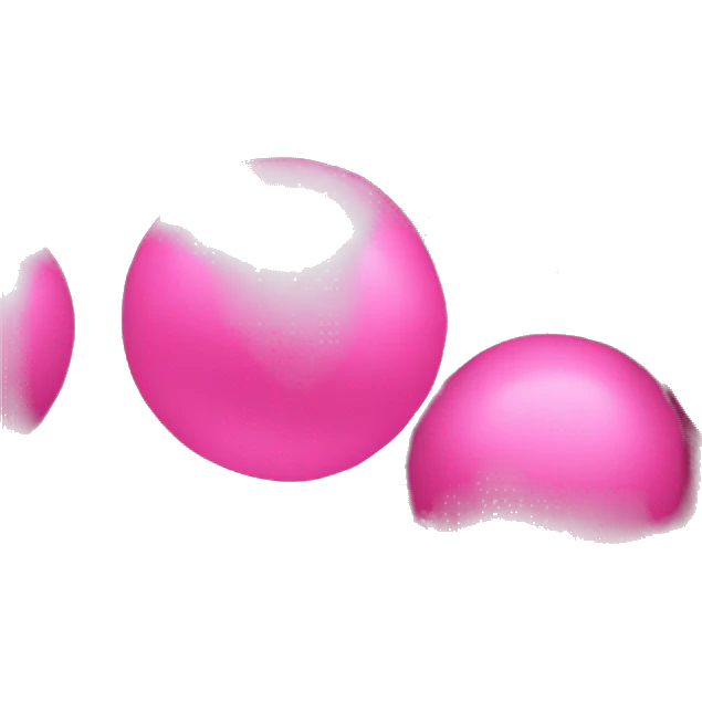 Pink ball, pink slime emoji