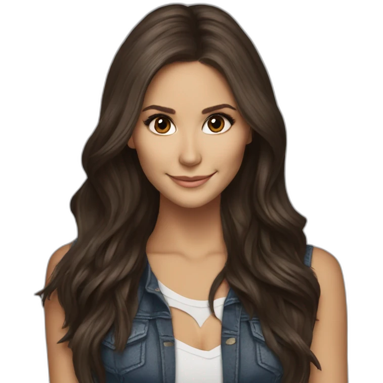nina dobrev emoji