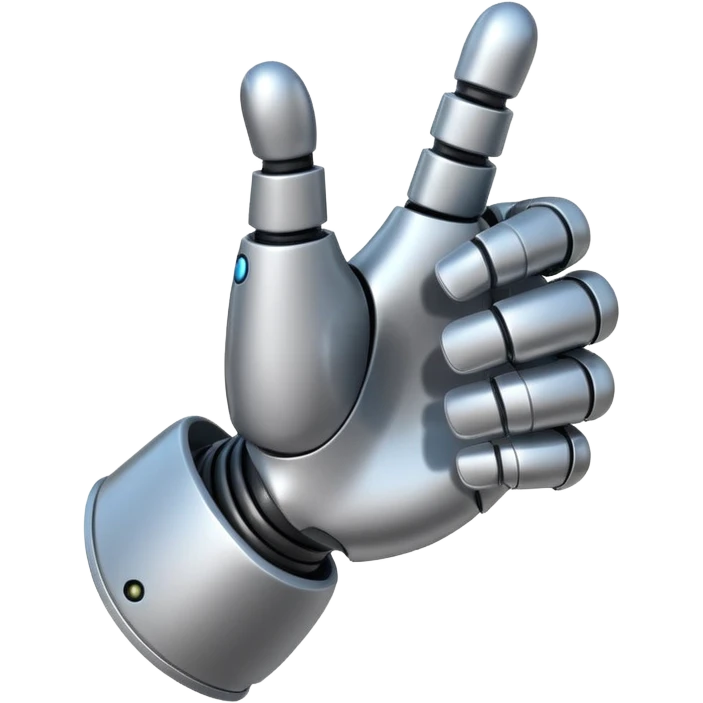 robot hand thumb up emoji