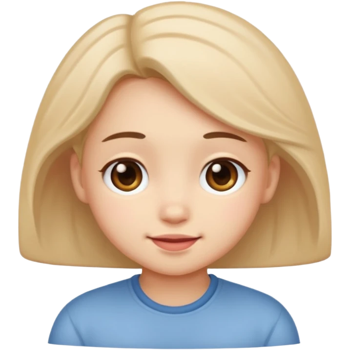 cute shy face with blushing, small smile emoji