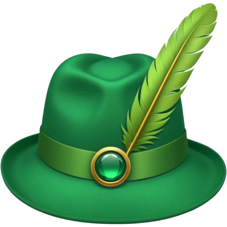 Green hat emoji