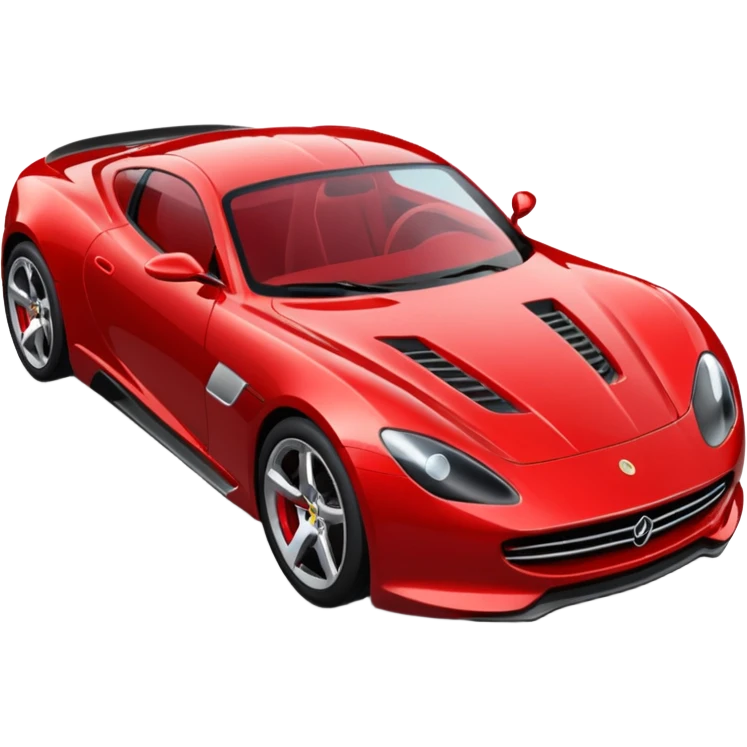 red sports car emoji emoji