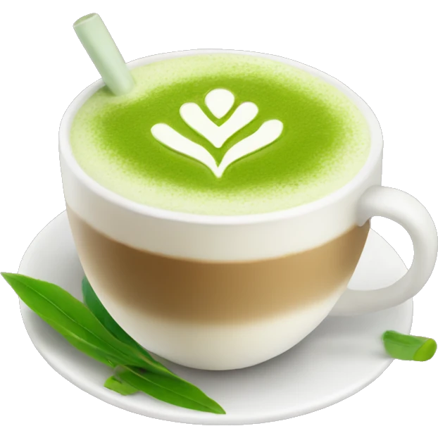 Matcha latte emoji