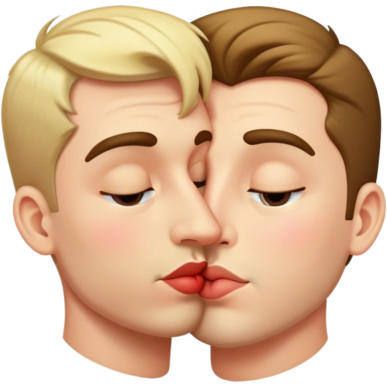 Gay man kissiny emoji