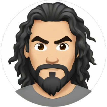 jason momoa cartoon wearing tee emoji