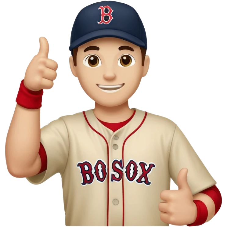 Red Sox thumbs up  emoji