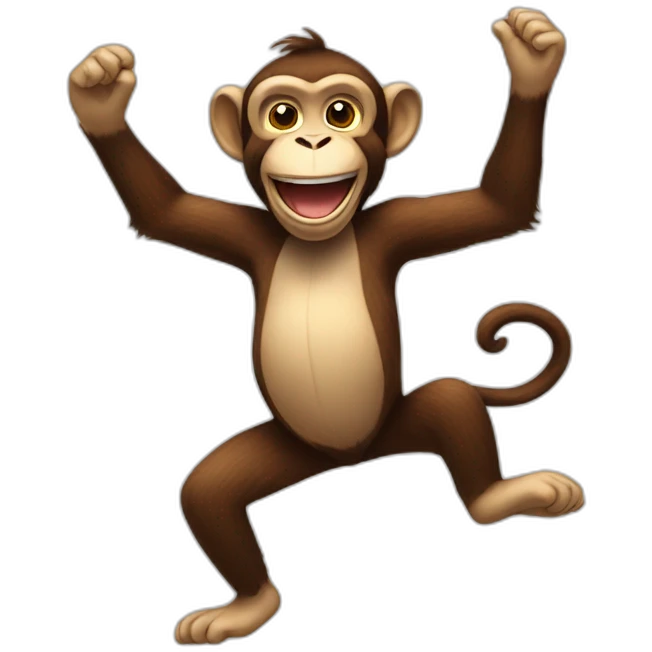 dancing monkey emoji