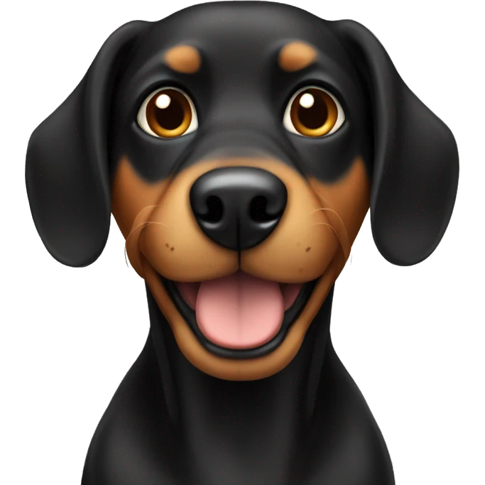 Black and Tan dog  emoji