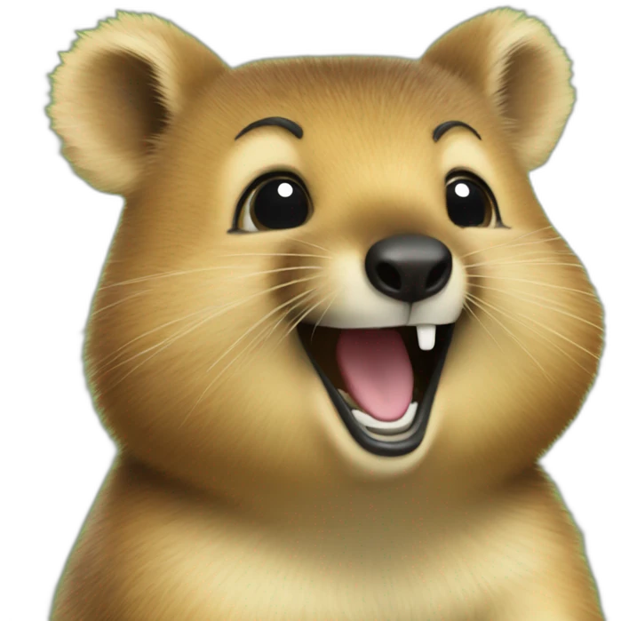 happy quokka emoji