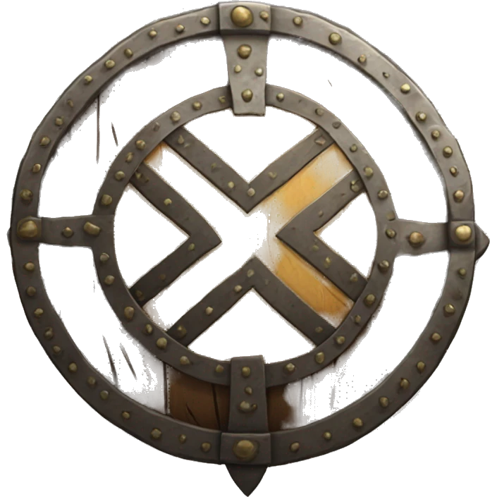 round viking shield emoji