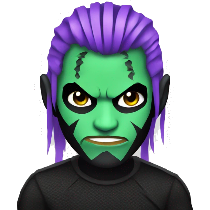 Jeff Hardy in apple emoji art style  emoji