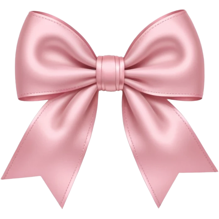 light pink bow on light pink bow emoji
