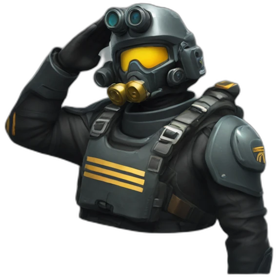 Helldivers salute emoji