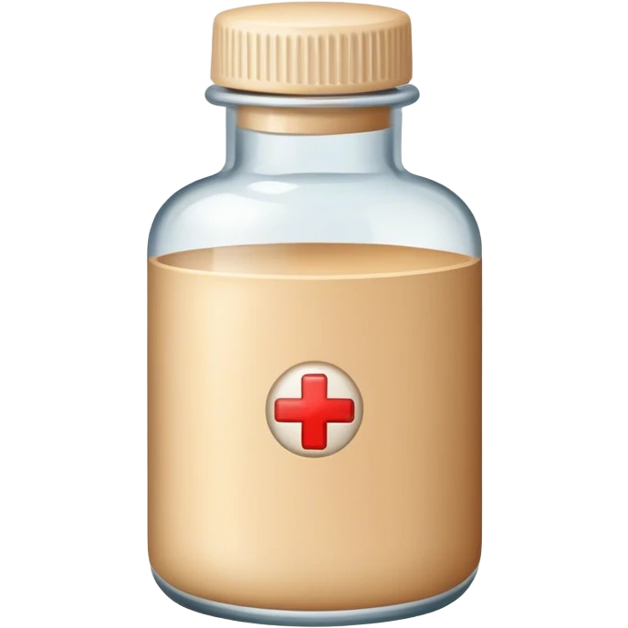 Medicin burk beige  emoji