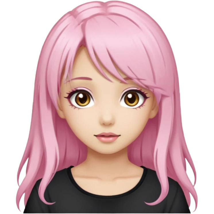 Light Pink Hime Gyaru Girl emoji